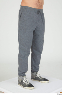 Simeon dressed grey joggers grey sneakers leg lower body sports…